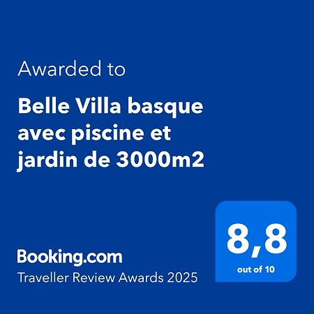 Belle Villa Basque Avec Piscine Et Jardin De 3000M2 Saint-Jean-de-Luz Kültér fotó