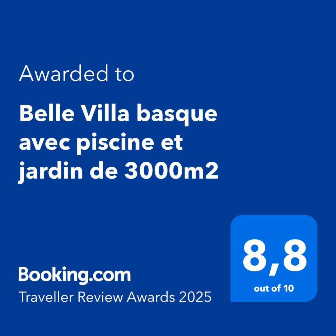 Belle Villa Basque Avec Piscine Et Jardin De 3000M2 Saint-Jean-de-Luz Kültér fotó